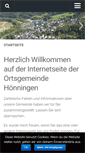 Mobile Screenshot of hoenningen-ahr.de